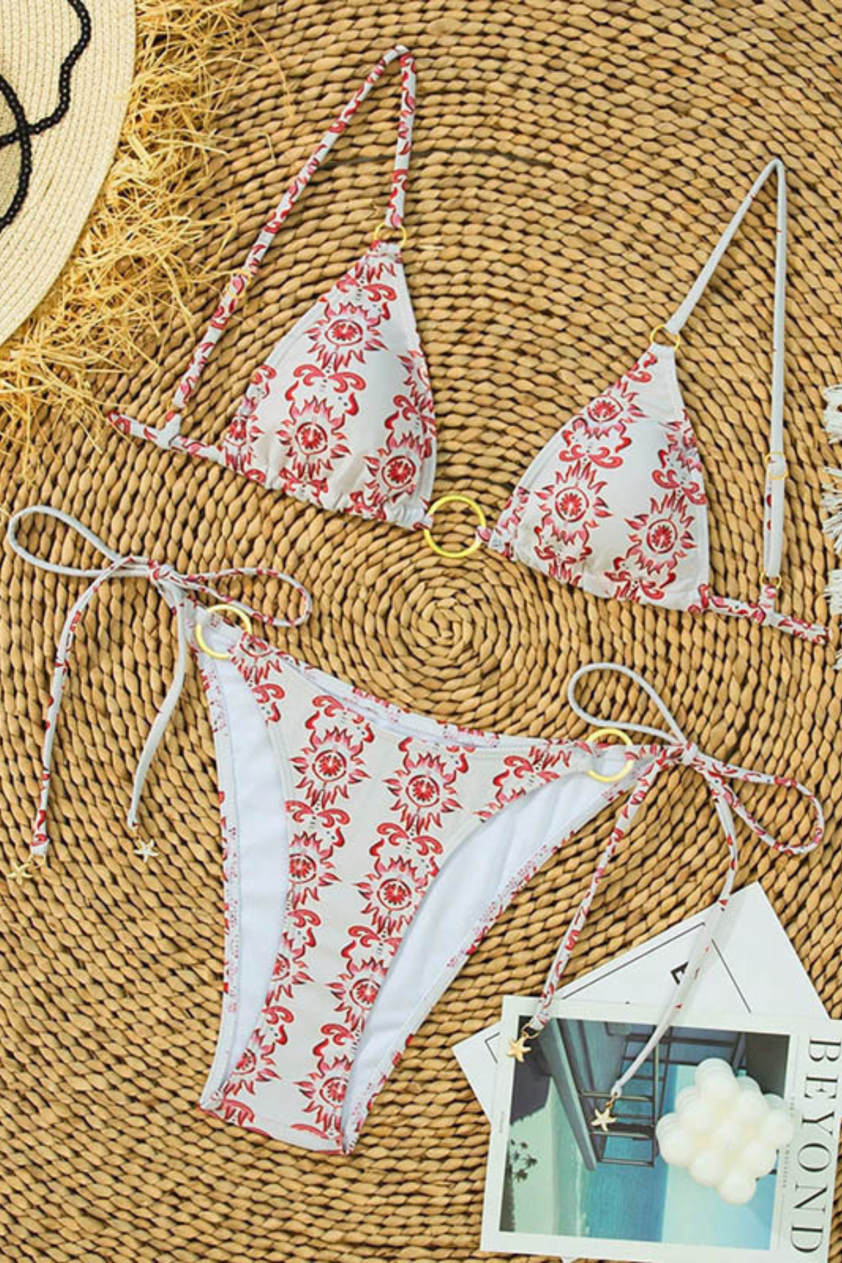 Ring Detail Bikini Set