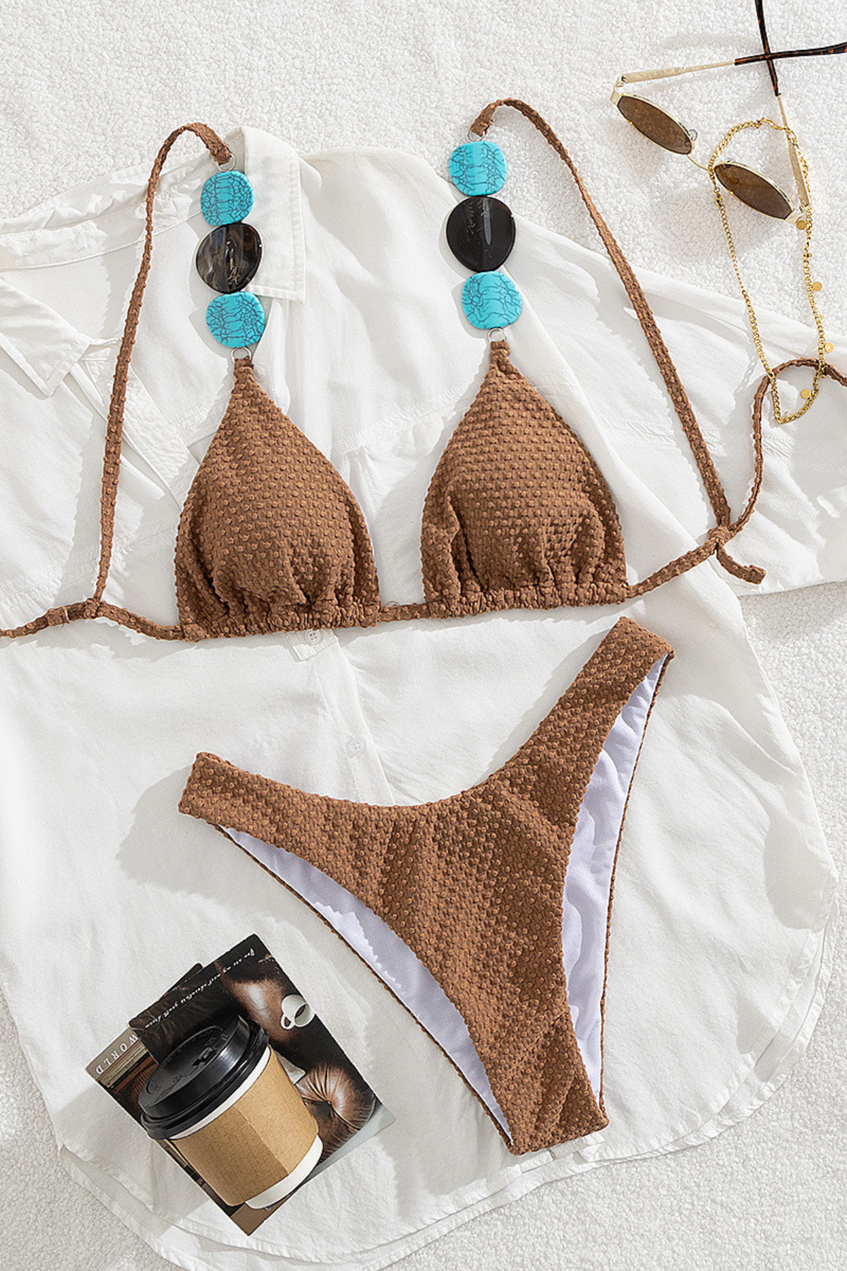 Earthy Triangle Bikini