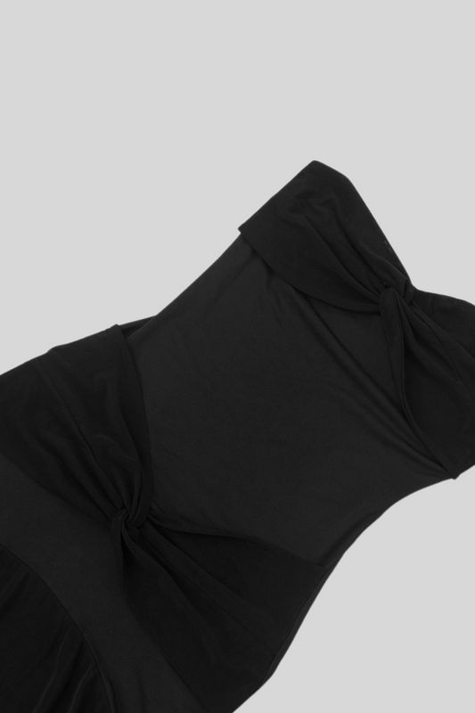 Solid Sleeveless Slim Fit Maxi Dress