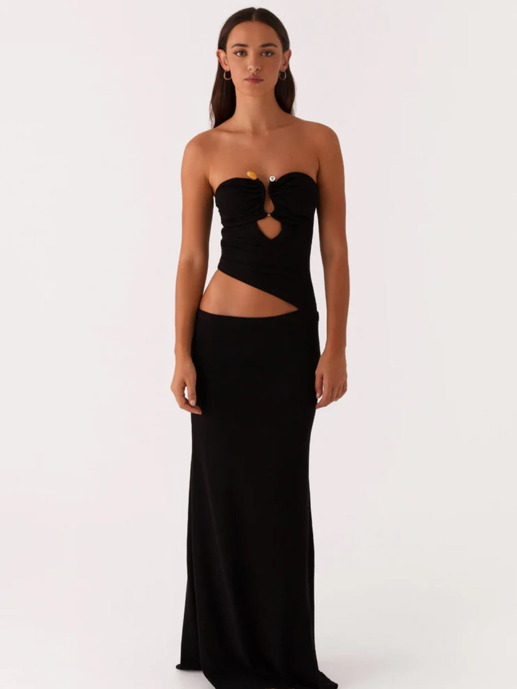 Steel Ring Cutout Dress