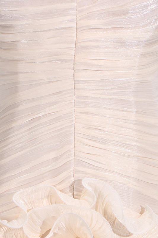 Rosé Bloom Sweetheart Maxi Dress