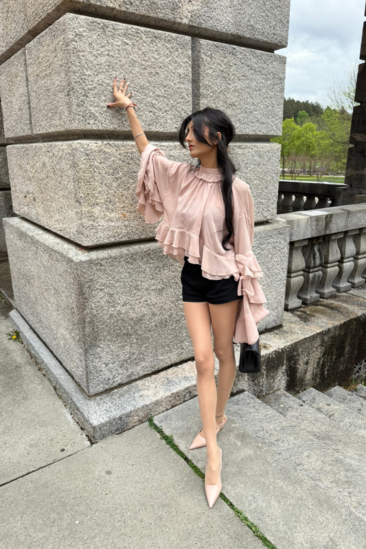 Ruffled Collar Blouse