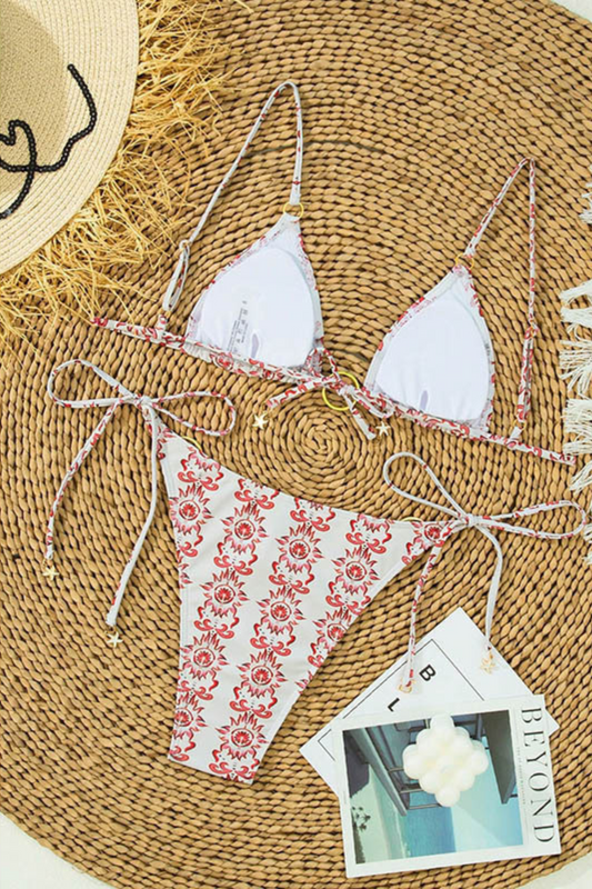 Ring Detail Bikini Set