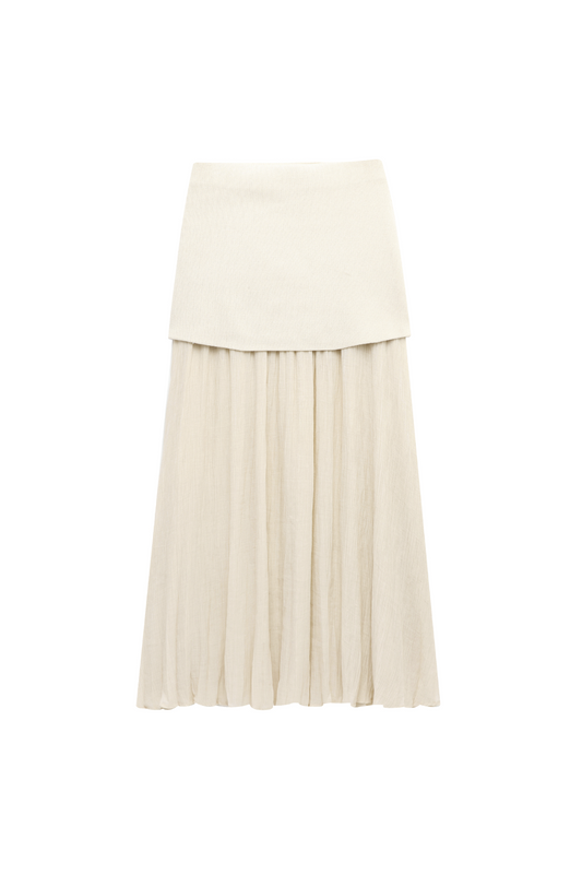 Knit Pleated Skirt
