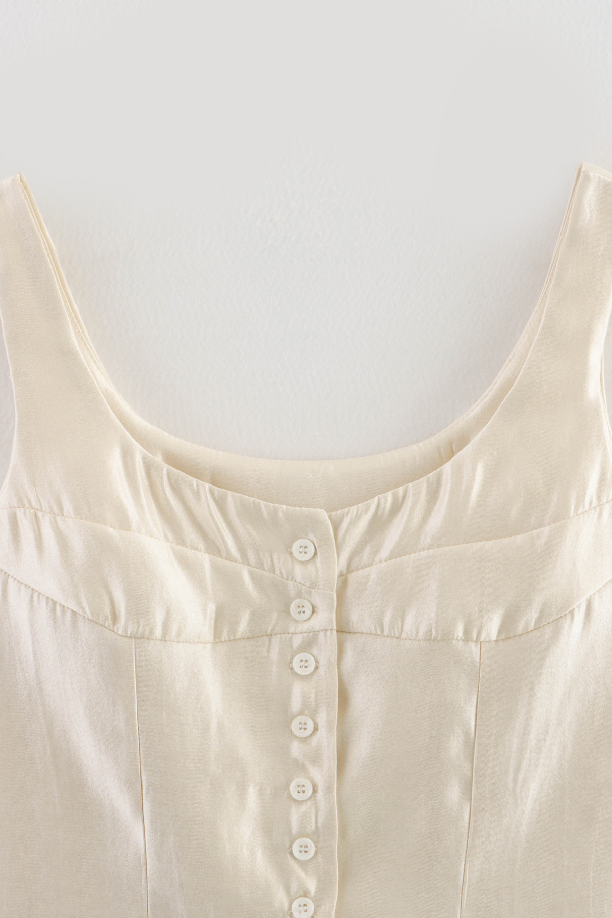 Buttoned V-Neck Summer Cami