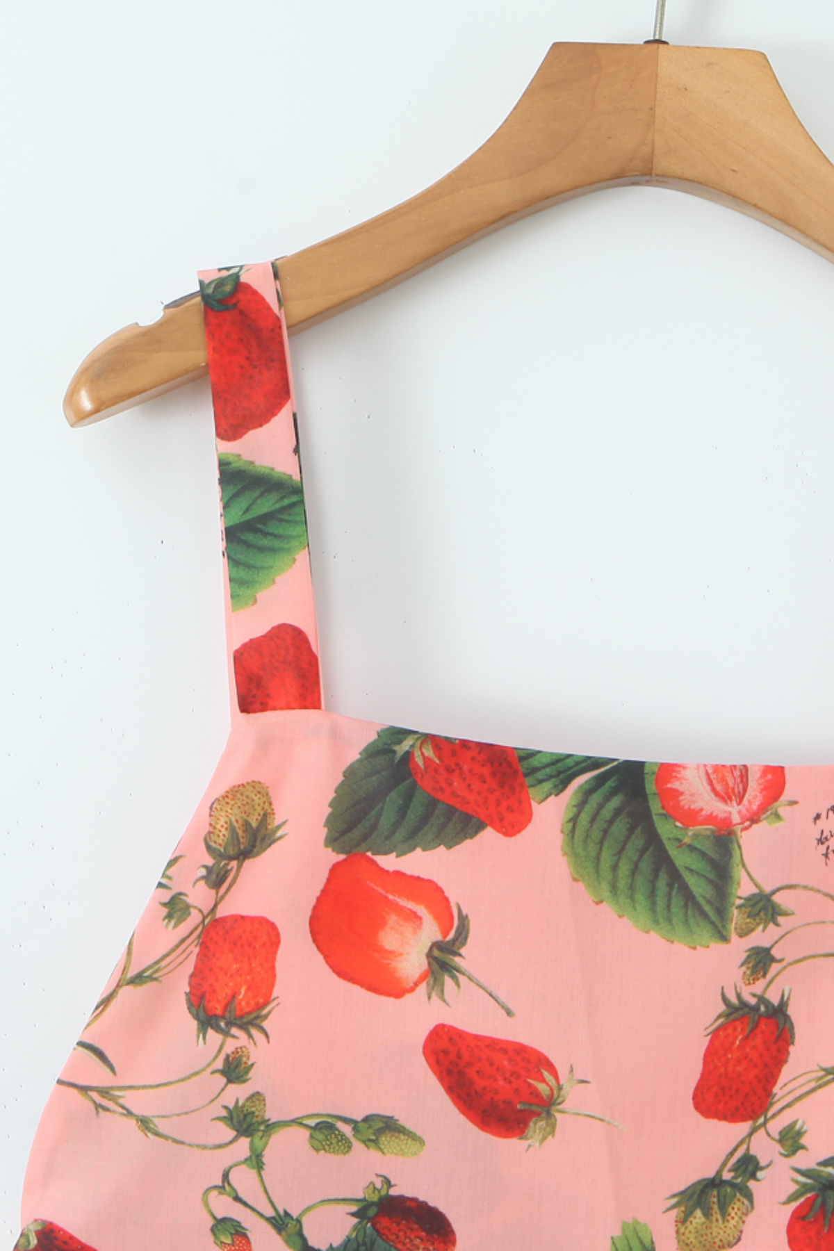 Strawberry Backless Tie Dress