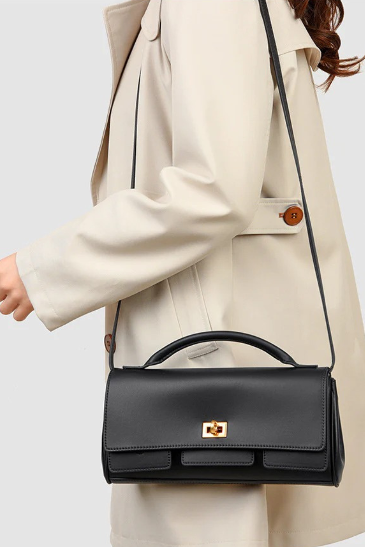Top Handle Messenger Bag