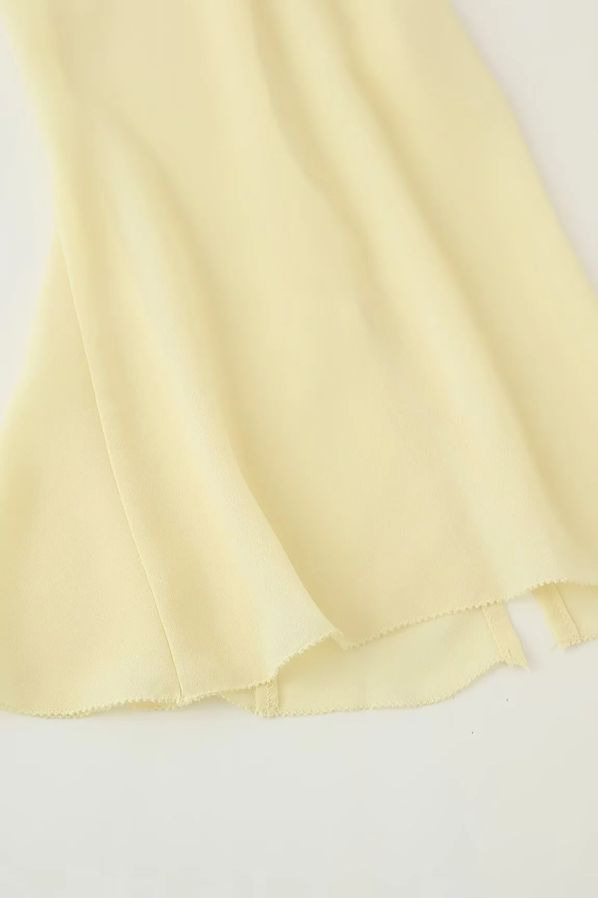 Split Trumpet Sleeve Lace-Up Blouse