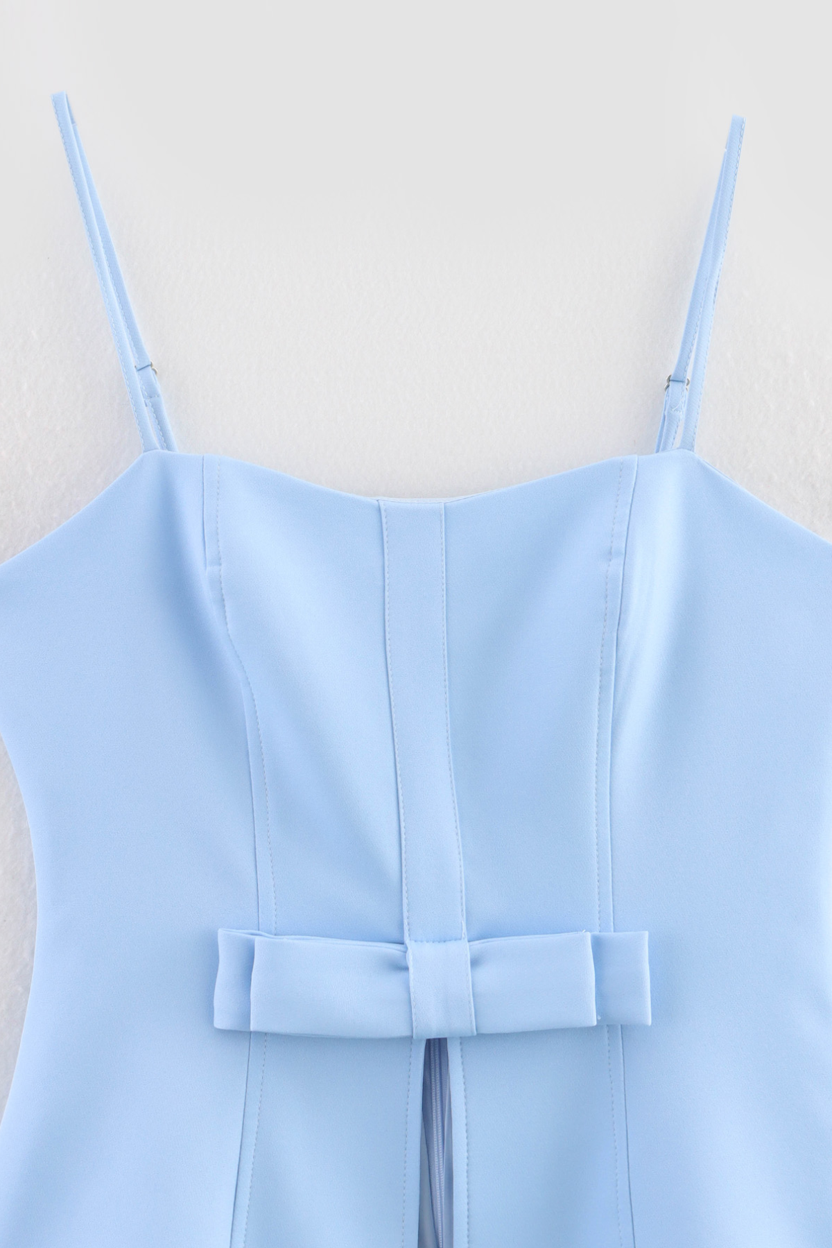 Bow Detail Spaghetti Strap Skirt Set