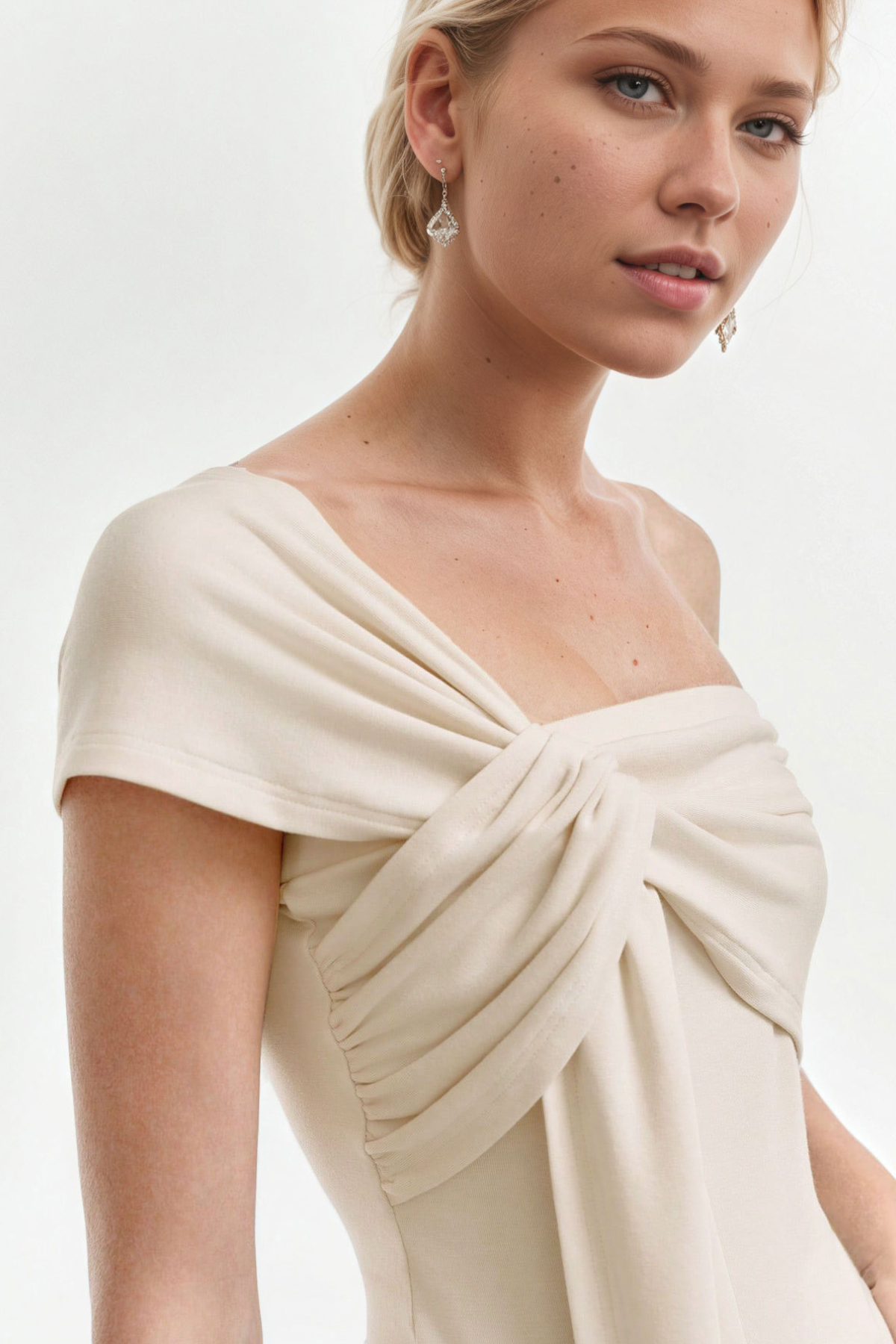Twisted One Shoulder Tie Top
