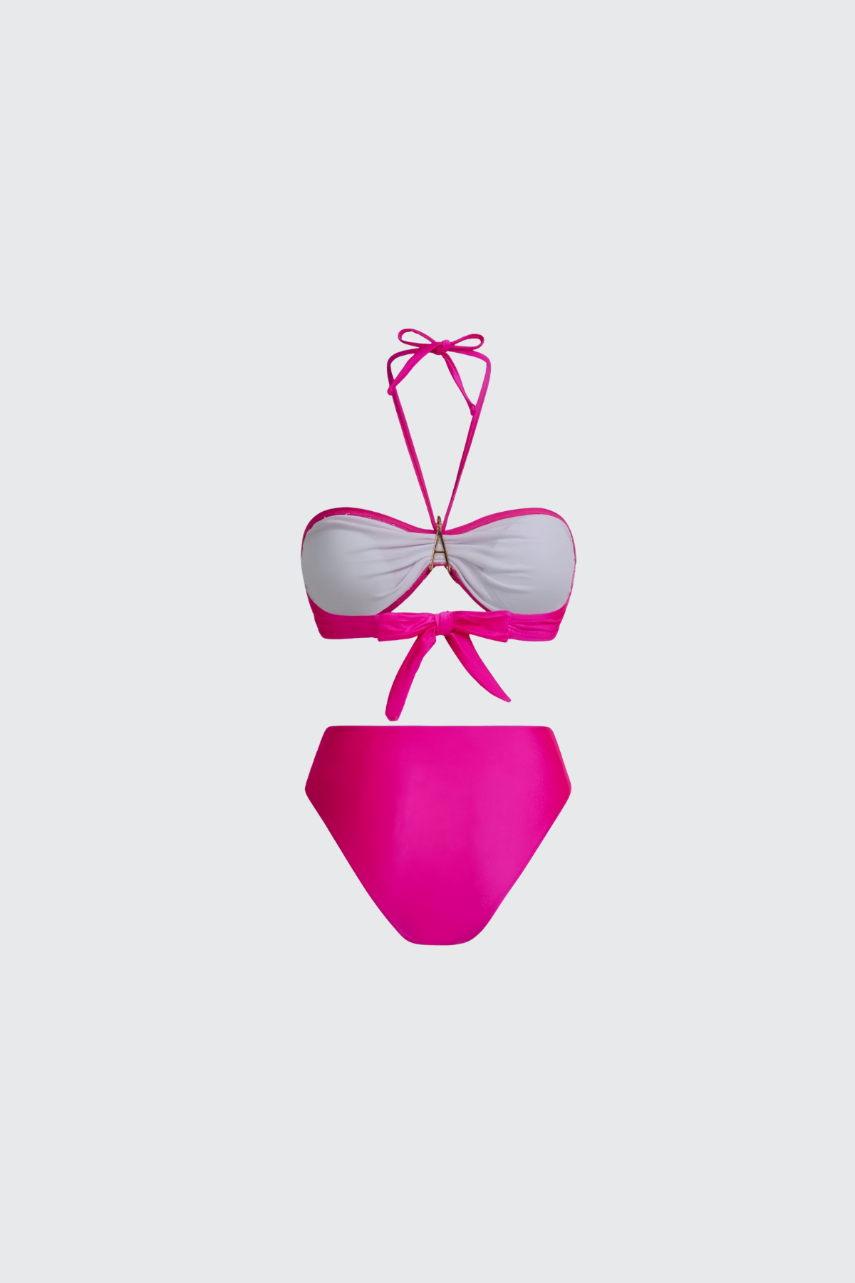Boho Asymmetric Ruched Bikini Set