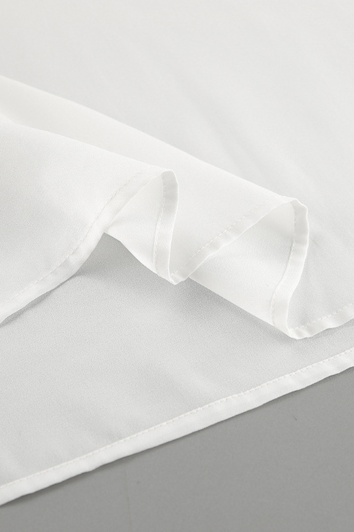 Ruffle Tie V-Neck Blouse