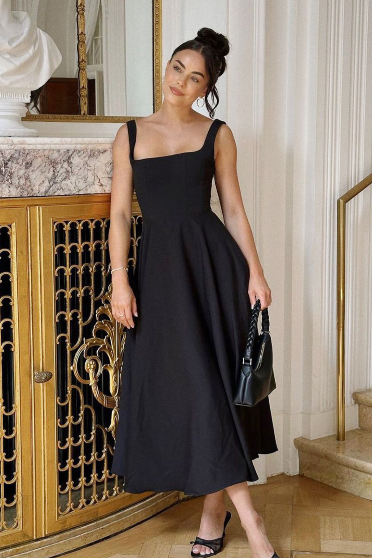 Summer Slim Fit Square Neck Dress