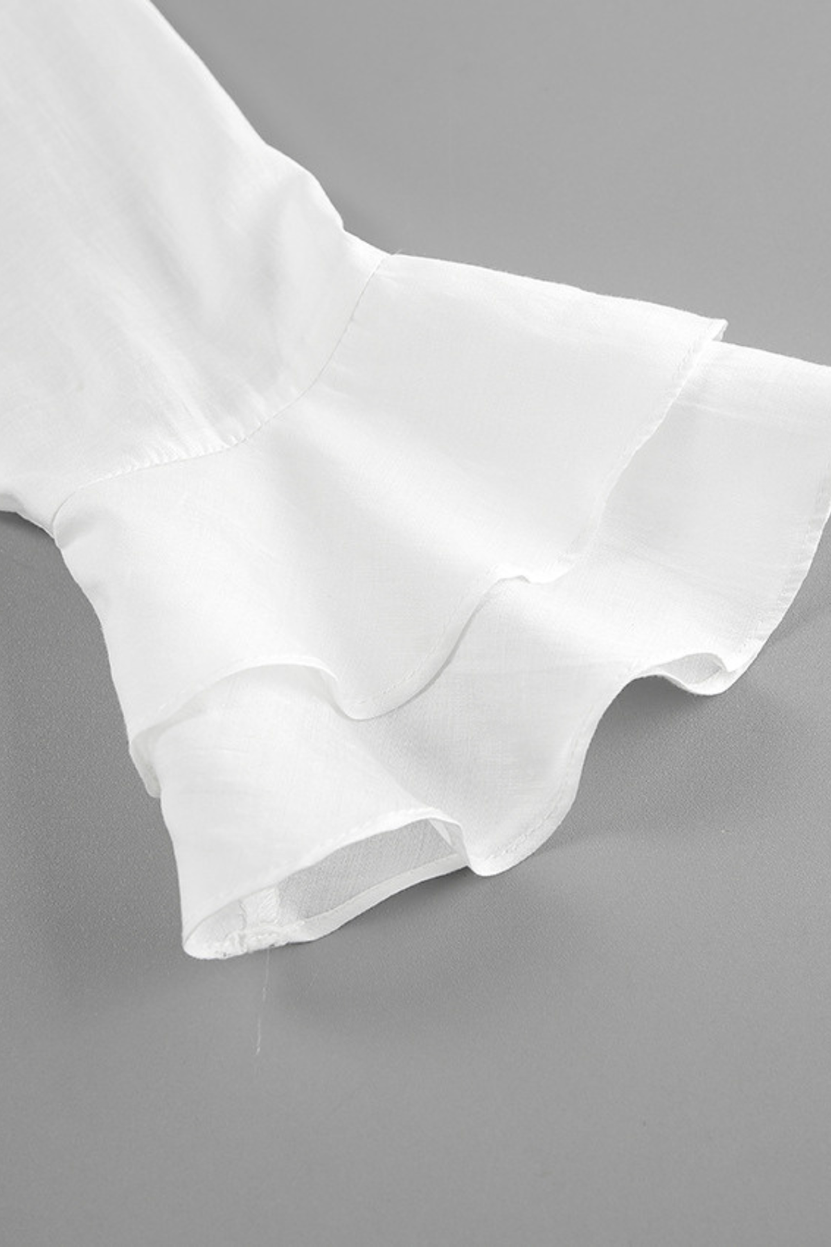 Ruffled Tie Collar Blouse