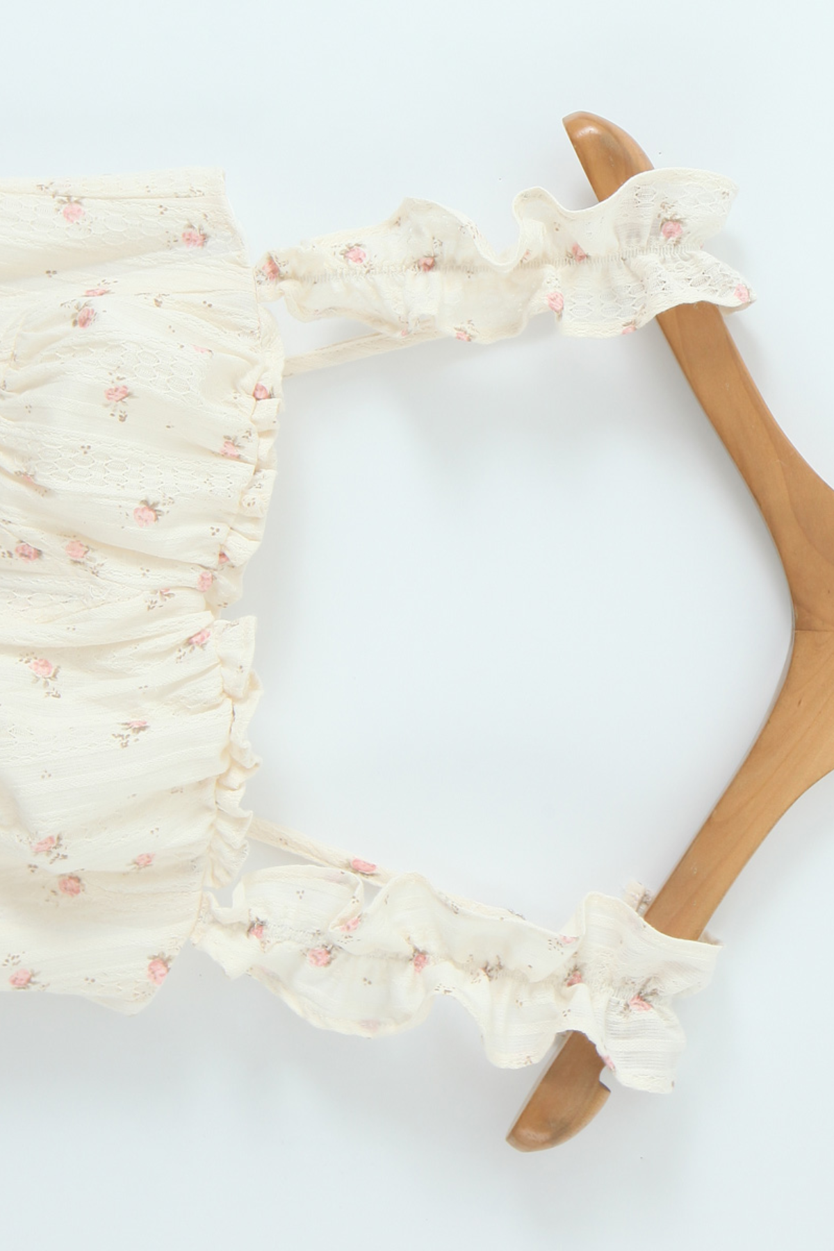 Elegant Floral Boned Corset Set