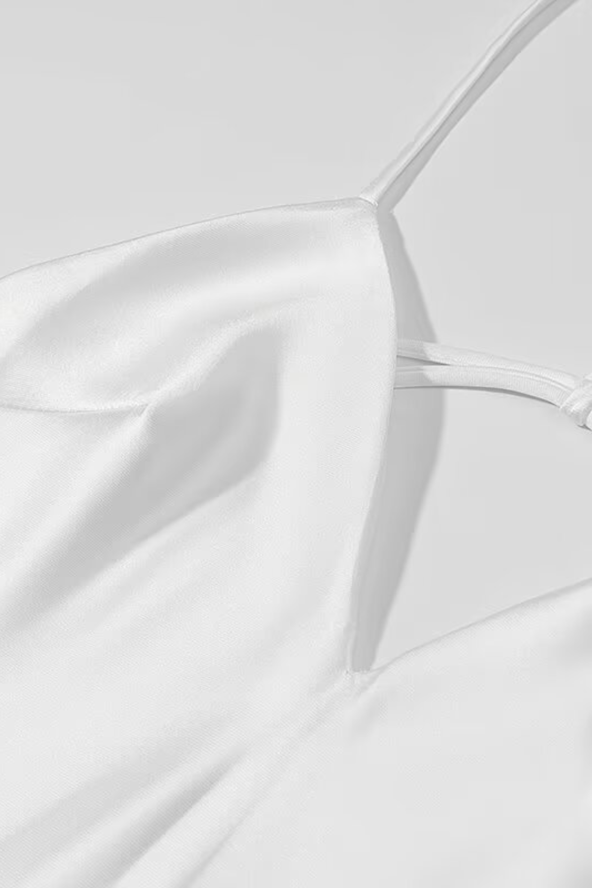 Satin V-Neck Backless Maxi Dress