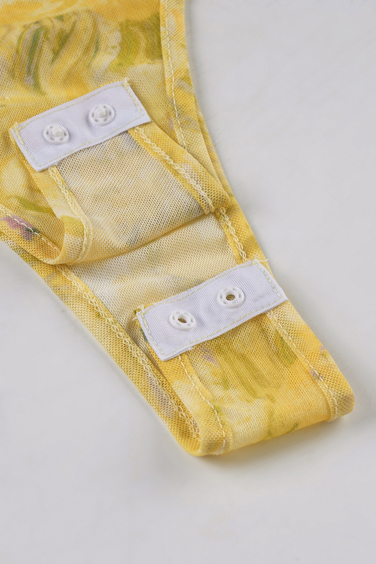 Floral Backless Cowl Neck Top