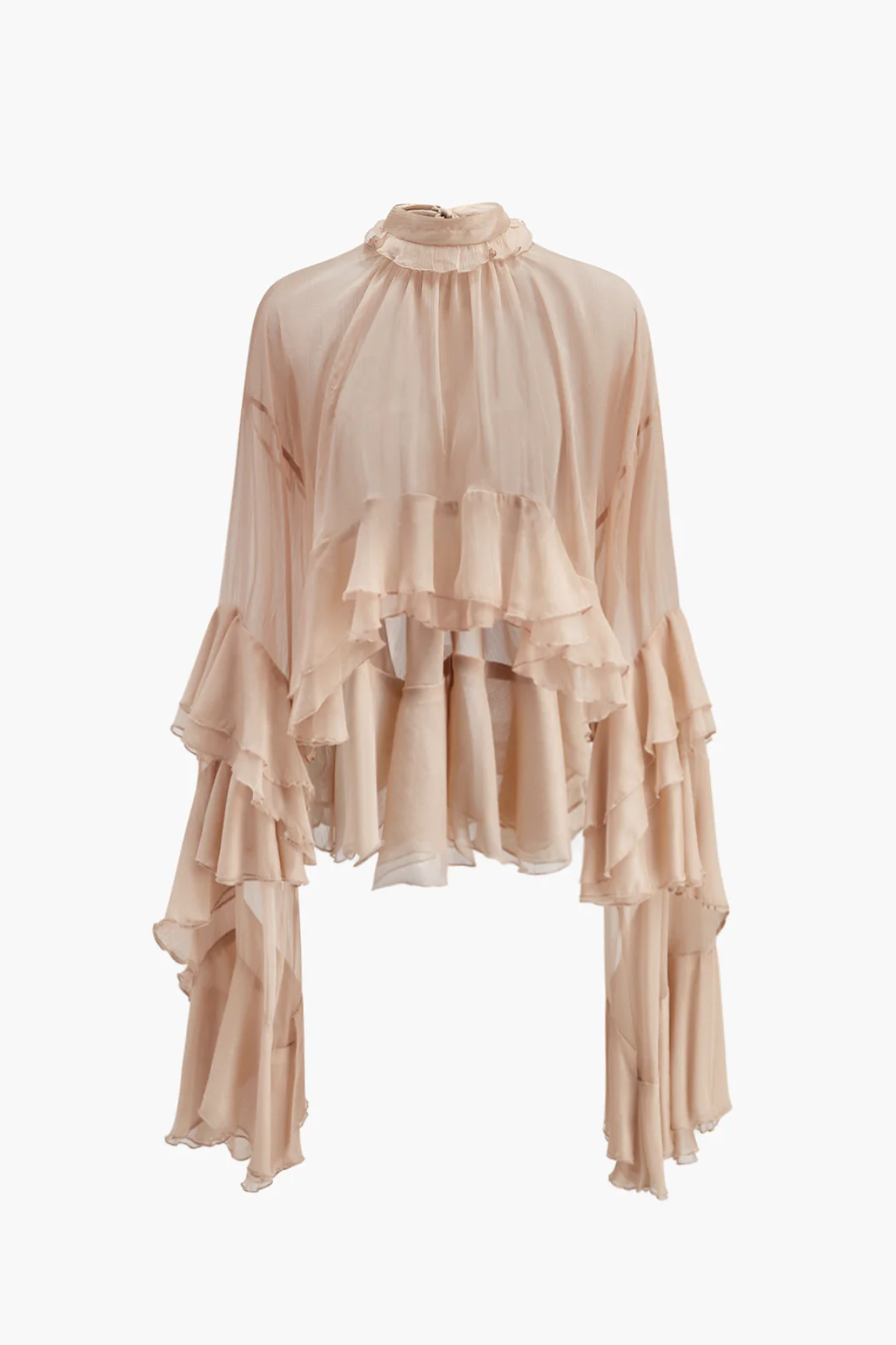 Ruffled Collar Blouse