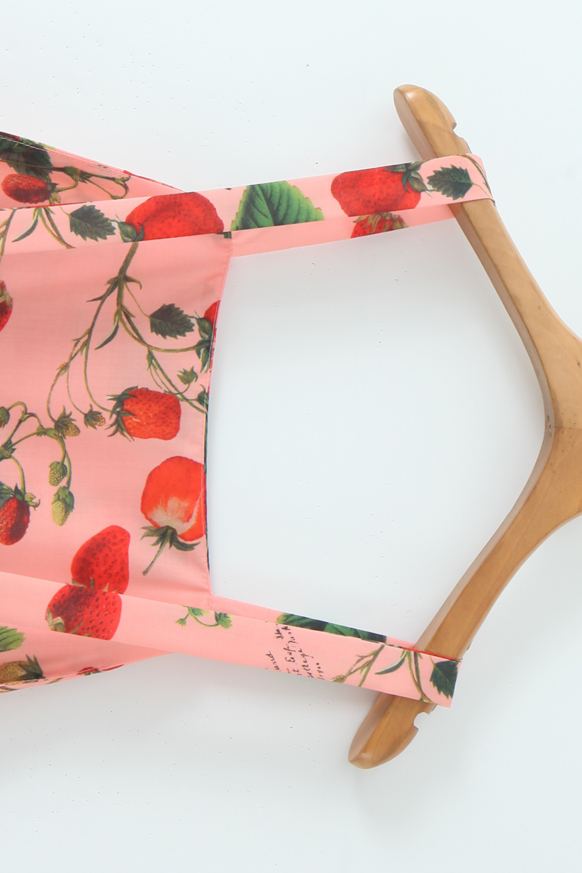 Strawberry Backless Tie Dress