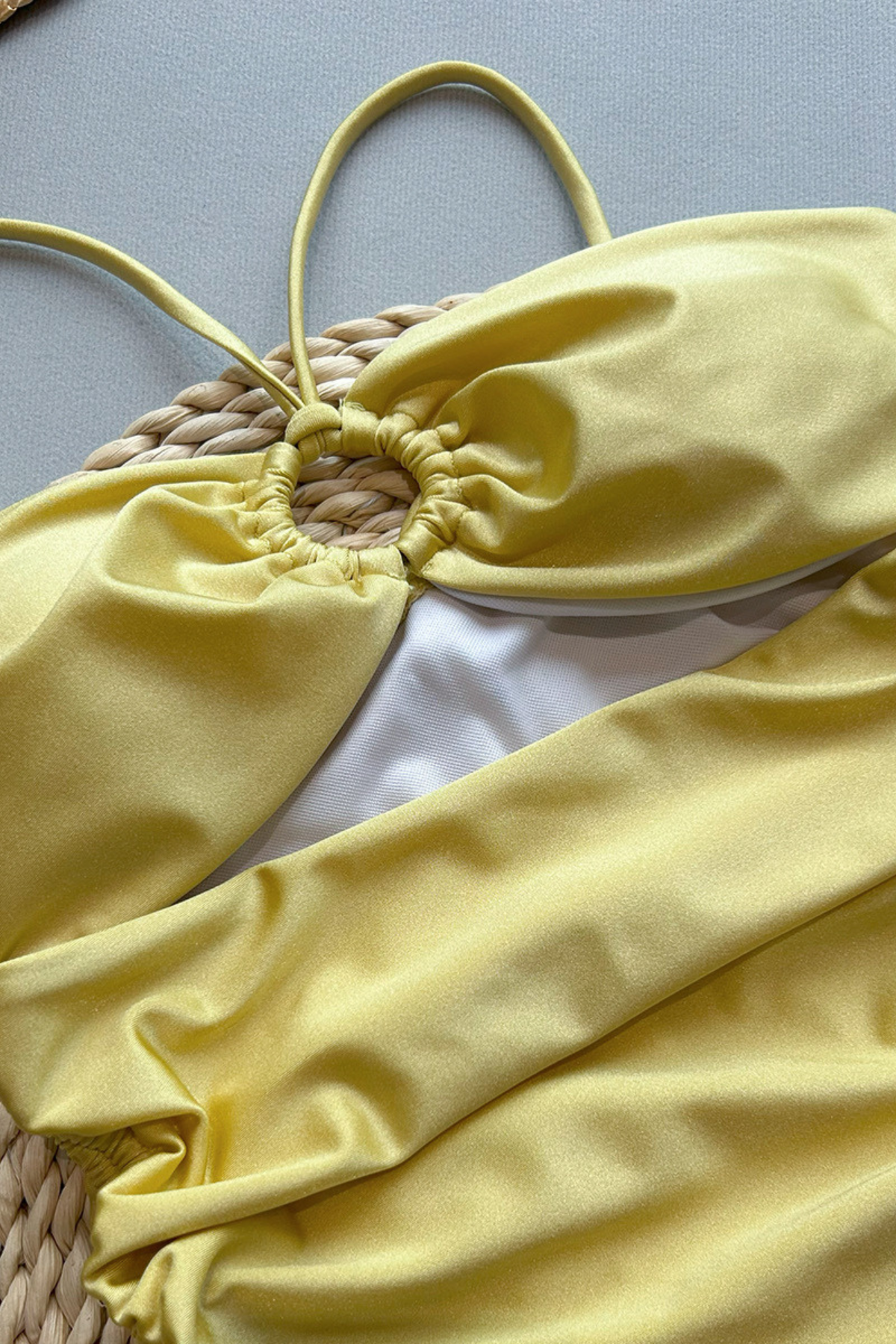 Cutout Ring Detail One Piece Swimsuit