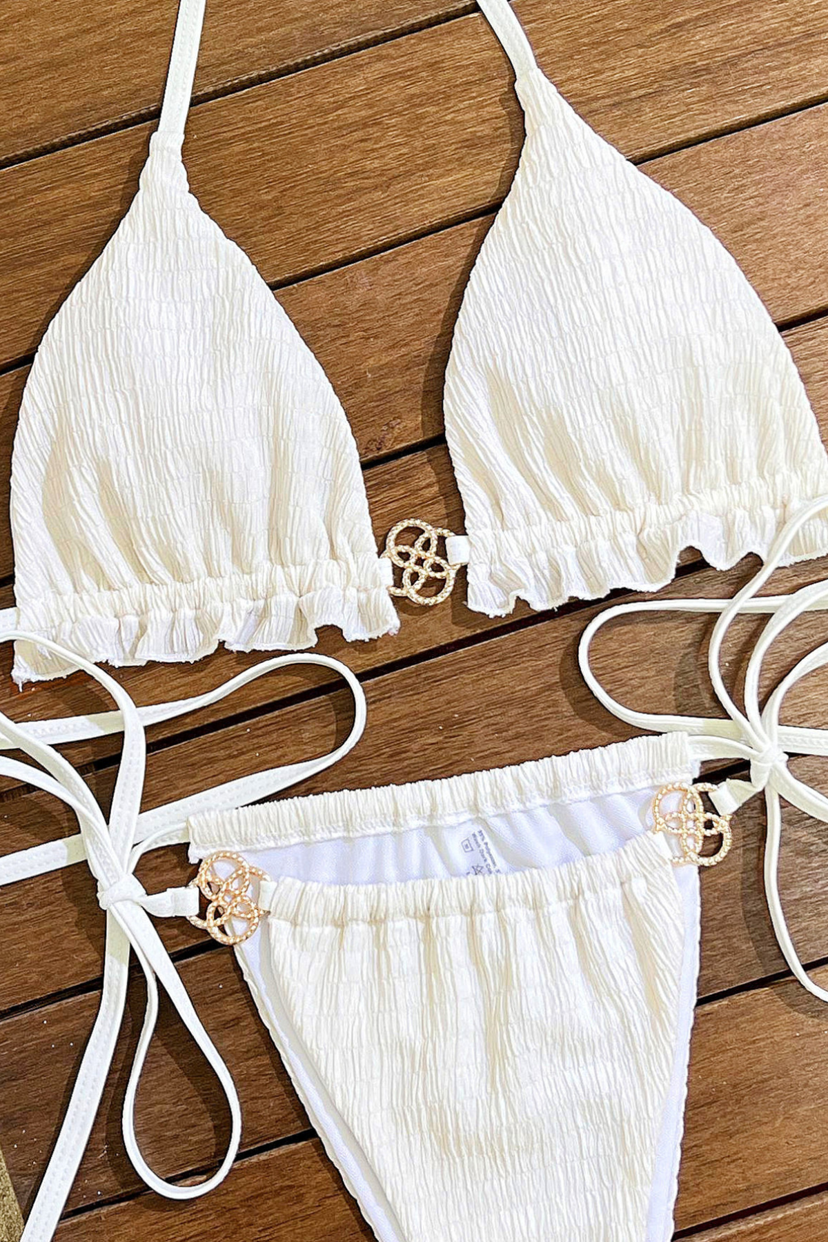Triangle Bikini With Ring Detailing