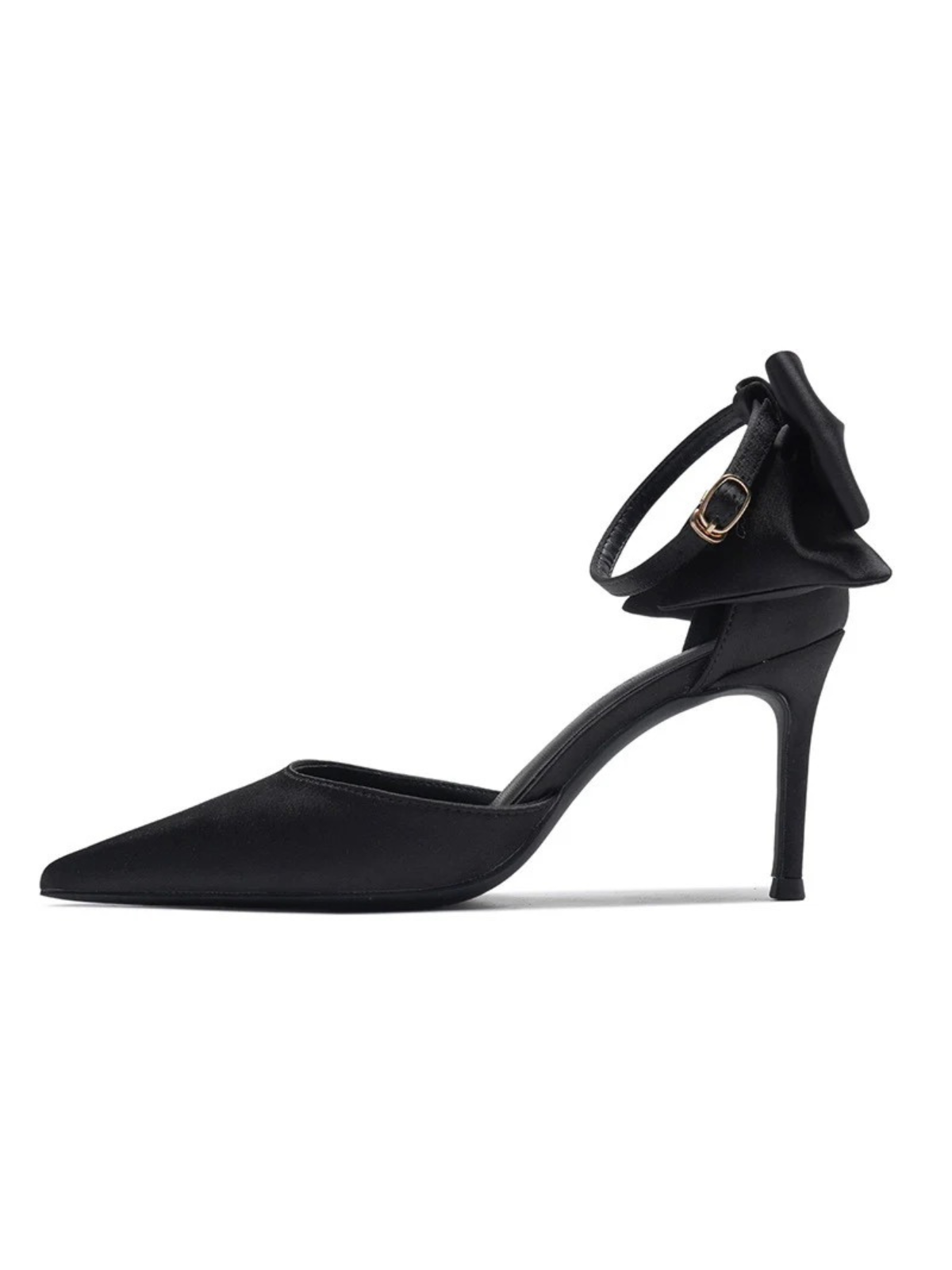 Bow Detail Strap Heel