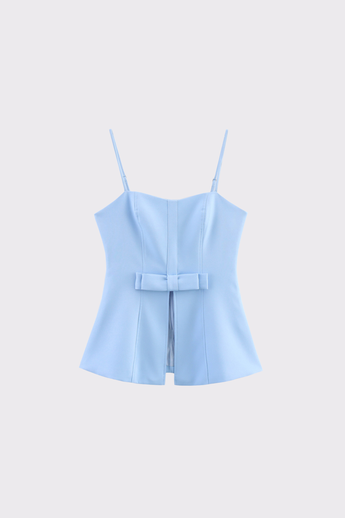 Bow Detail Spaghetti Strap Skirt Set