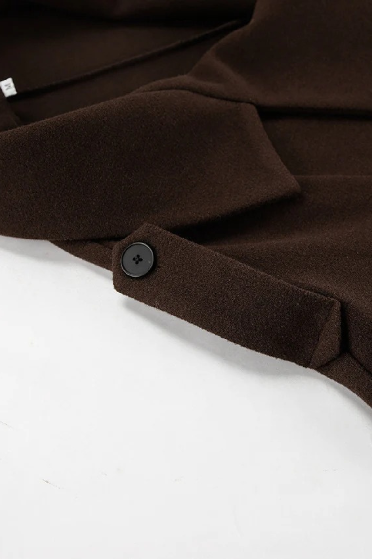 Elegant Double-Breasted Woolen Coat