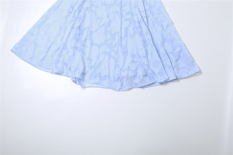 Spring Women Clothing French Sexy Elegant Boat Neck Backless Lace up Slim Strap Dress
