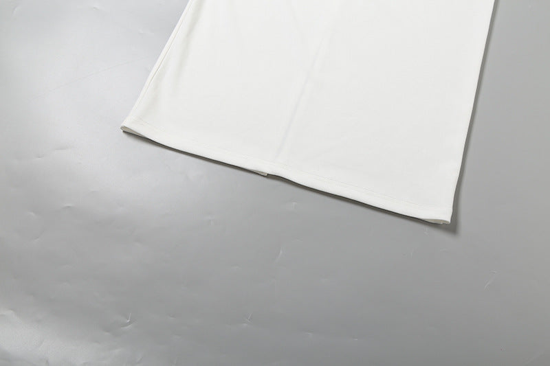 Lace Contrast Halter Cutout Maxi Dress