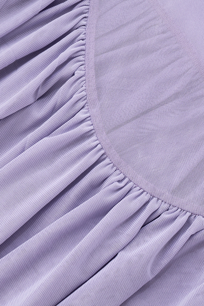 Pleated Tube Dress and Scarf