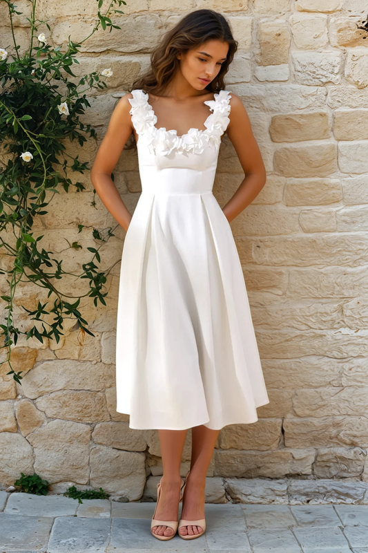 Floral Patchwork Strap Maxi Dress