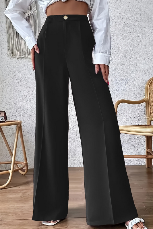 Casual Straight Full-Length Pants