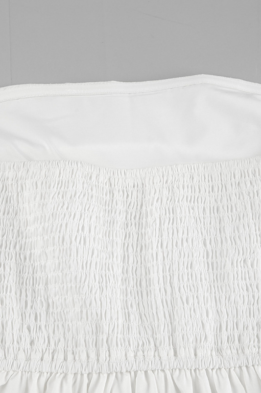 Smocked Strapless Tube Top