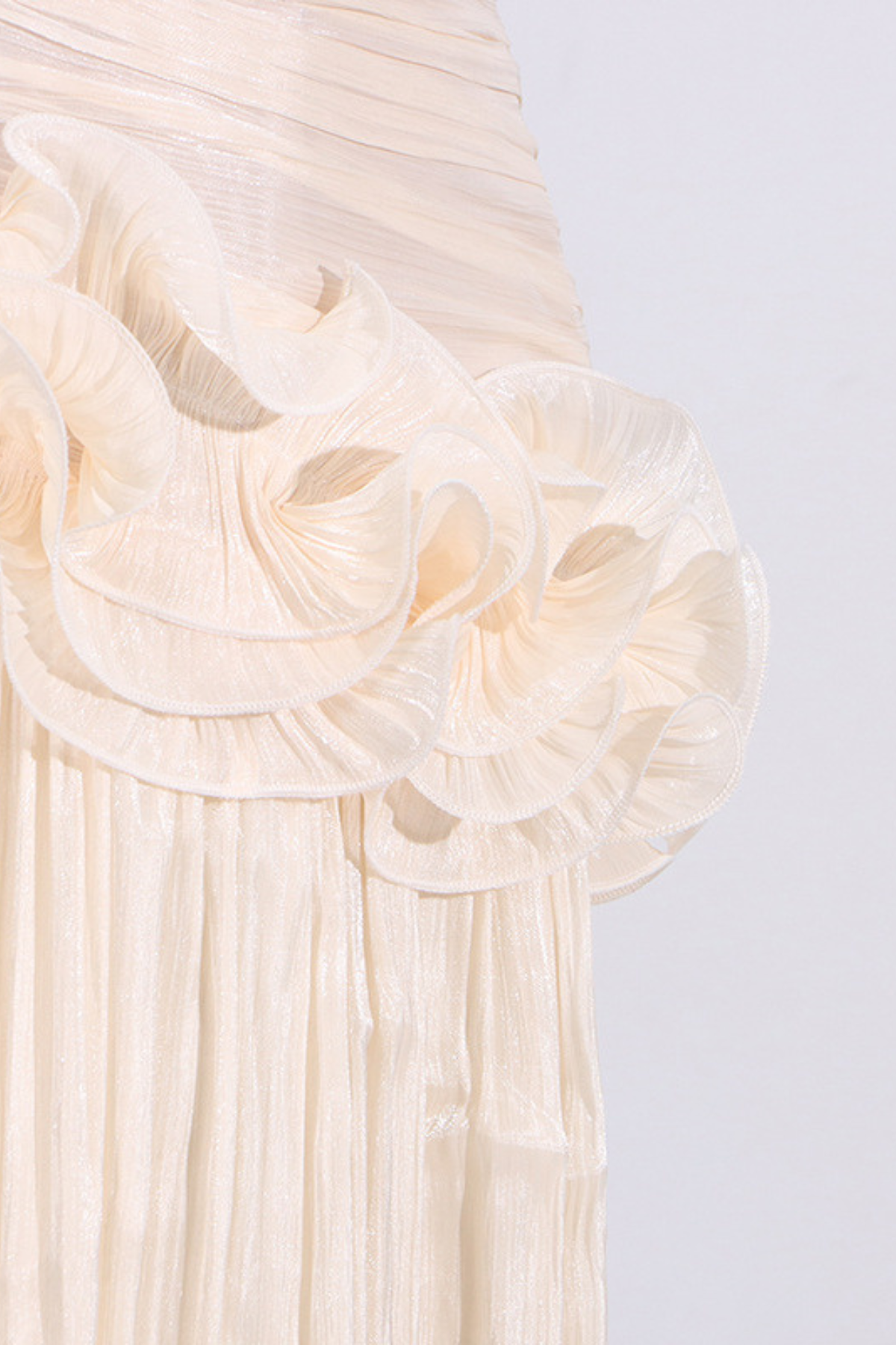 Rosé Bloom Sweetheart Maxi Dress