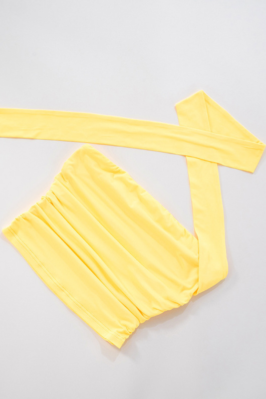 Ruched Halter Tank