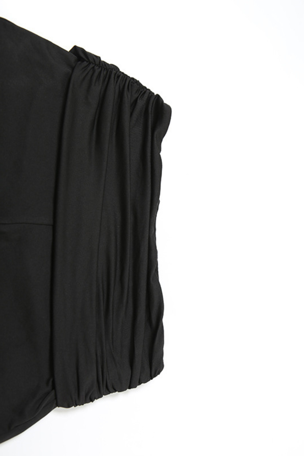 Ruched V-Neck Crop Top & Shorts Set