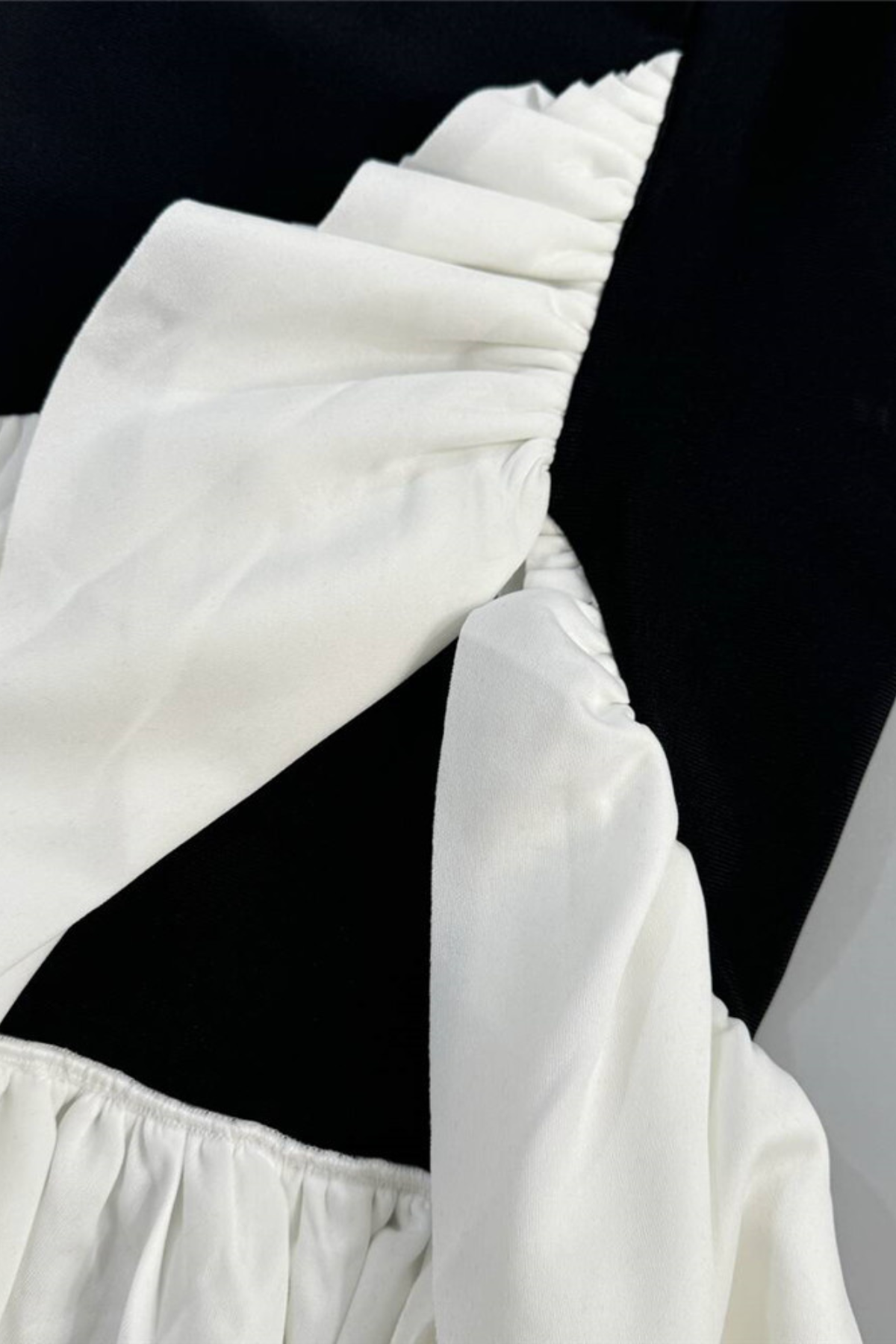 Color Block Asymmetrical Tube Dress
