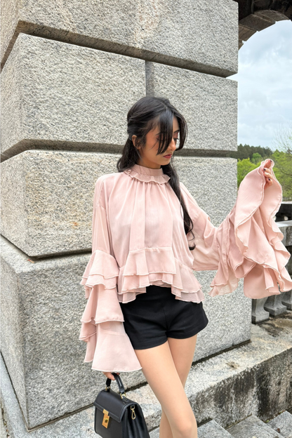 Ruffled Collar Blouse