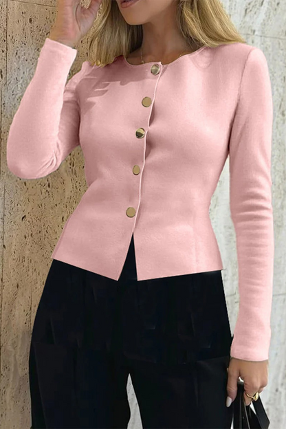 Button Down Wool Cardigan