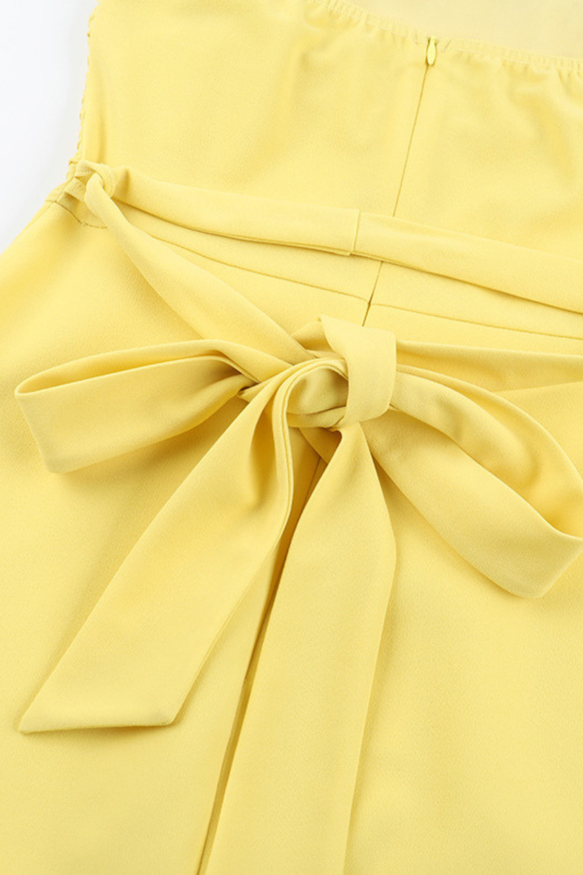 A-Line Back Tie Dress