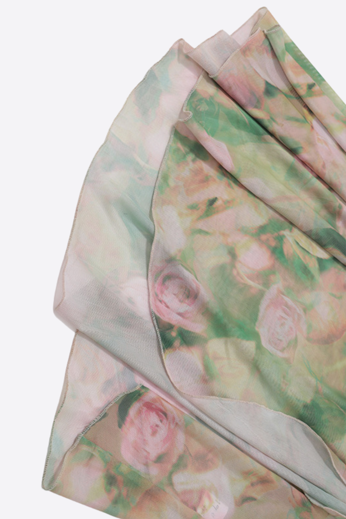 Floral Print Spaghetti Strap Slit Dress