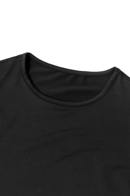 Ruched Short Sleeve Crop Top & Maxi Skirt Set