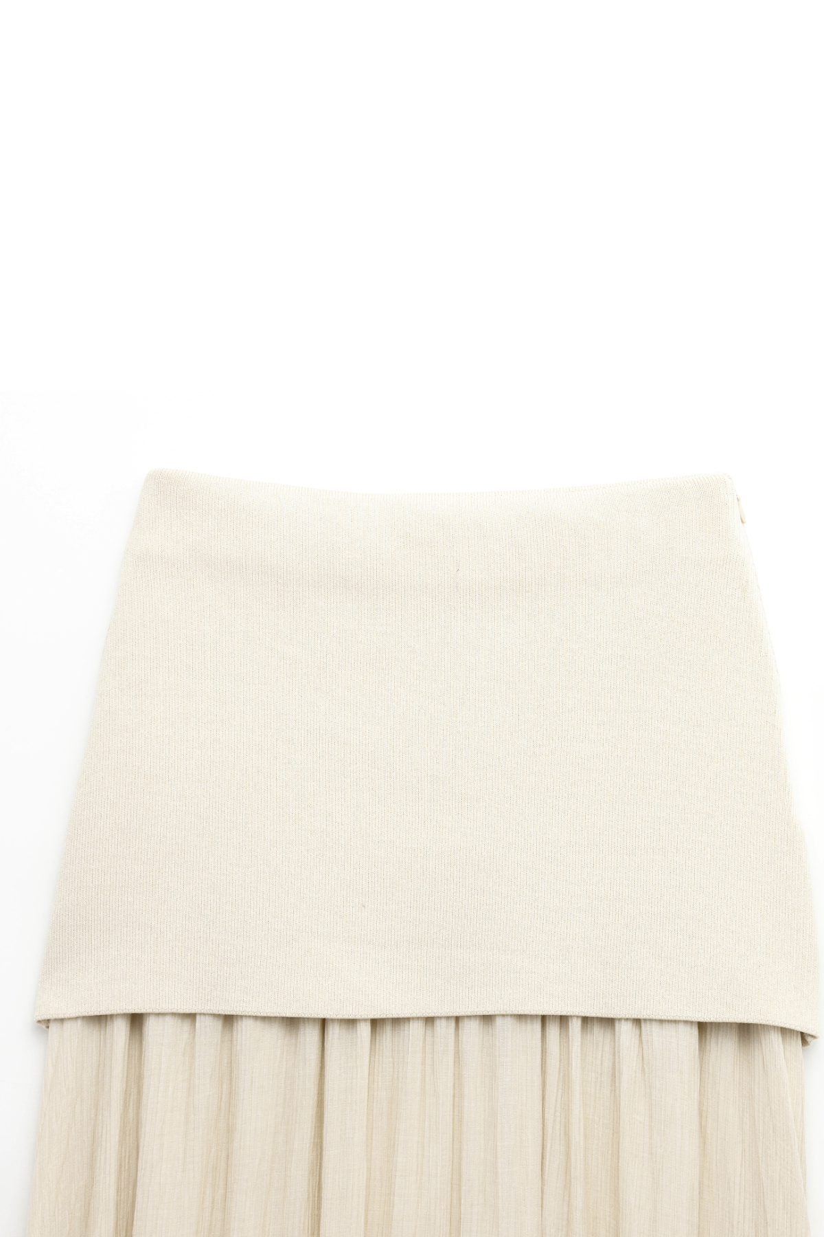 Knit Pleated Skirt