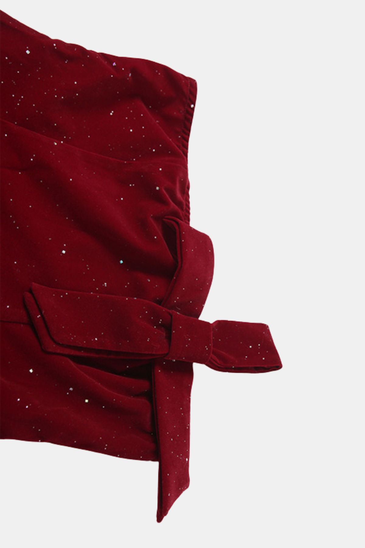 Bow Detail Sequin Mini Dress