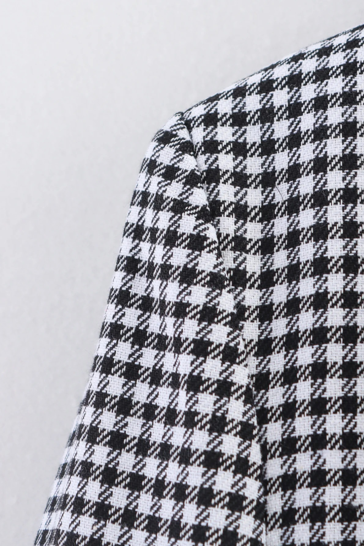 Autumn Plaid Double-Breasted Blazer Coat