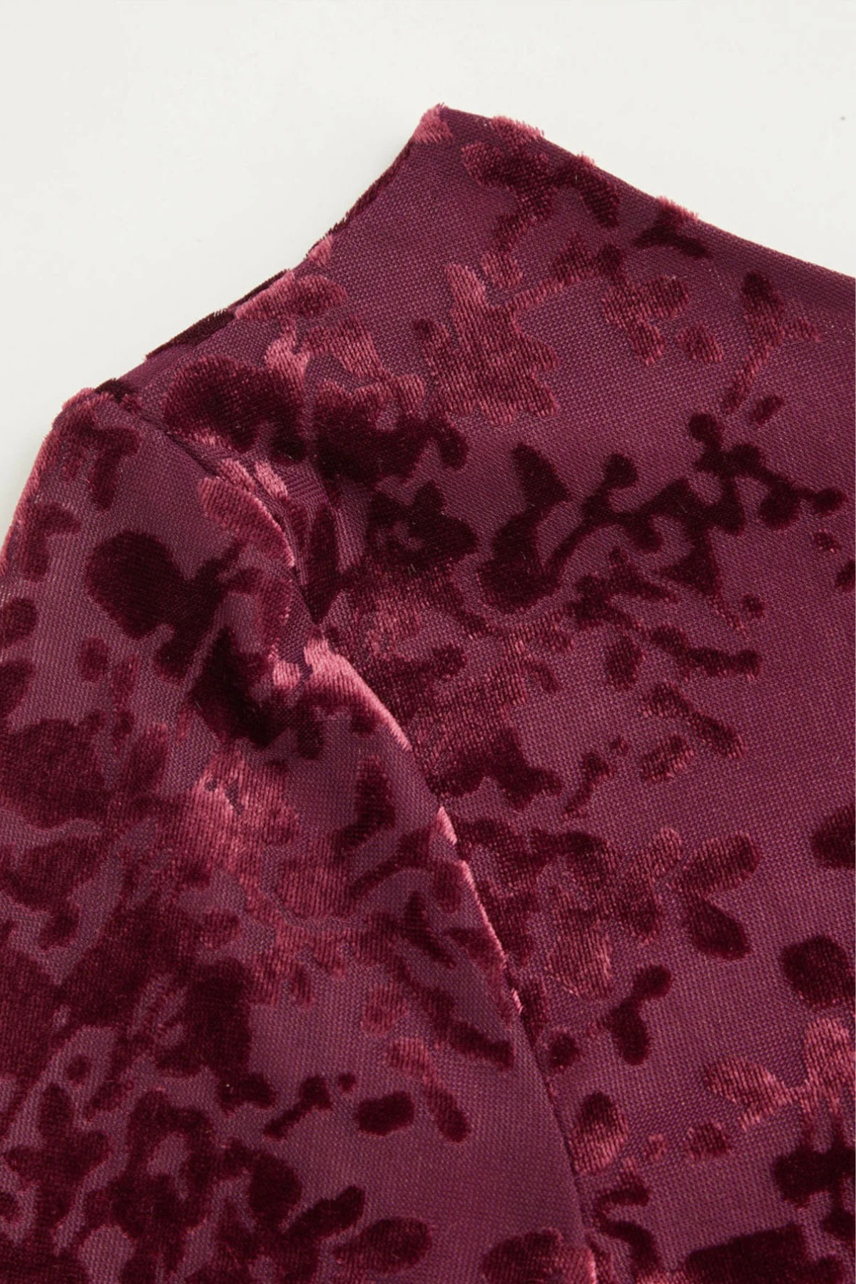 Floral Lace Ruched A-Line Dress