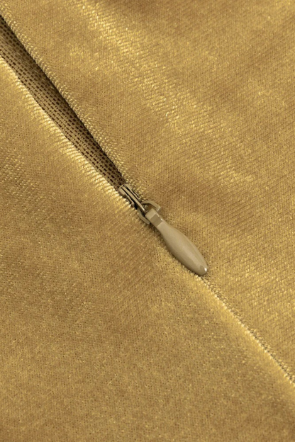 Velvet Off Shoulder Ruffled Dress