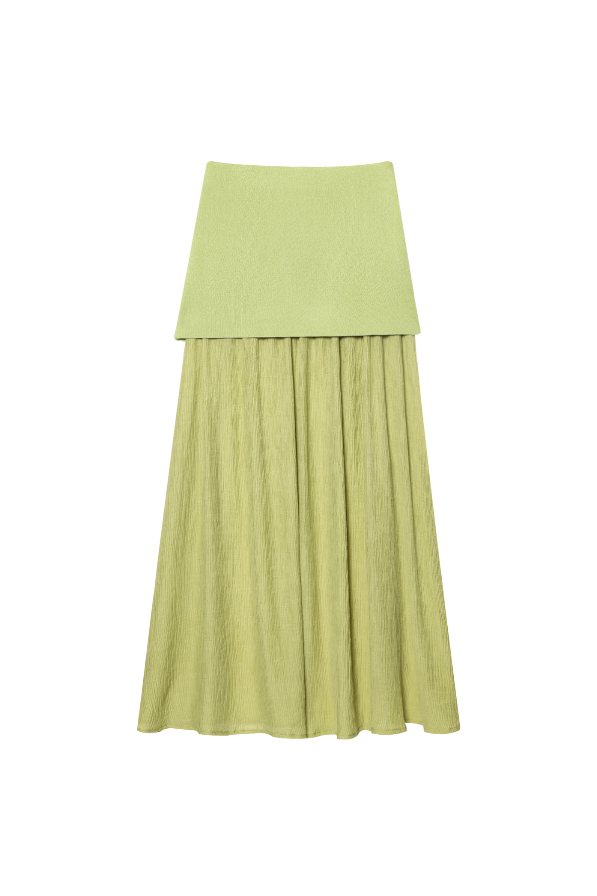 Knit Pleated Skirt