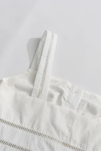 French Ruffled Midi Dress